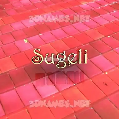 sugeli in Red Tiles style - 3D name wallpaper sugeli in Red Tiles style - 3D name wallpaper