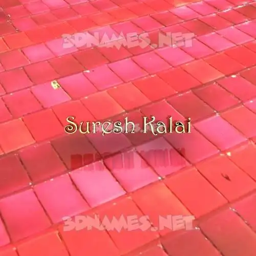 suresh kalai in Red Tiles style - 3D name wallpaper suresh kalai in Red Tiles style - 3D name wallpaper