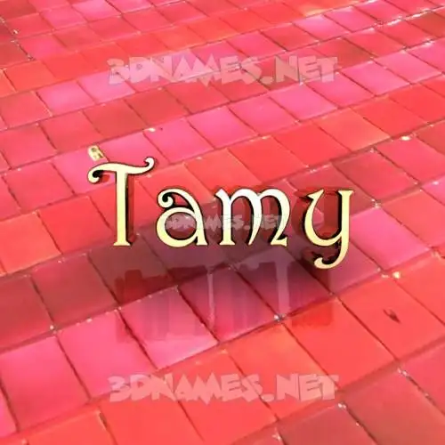 tamy in Red Tiles style - 3D name wallpaper tamy in Red Tiles style - 3D name wallpaper