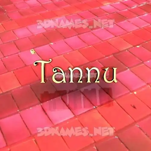 tannu in Red Tiles style - 3D name wallpaper tannu in Red Tiles style - 3D name wallpaper