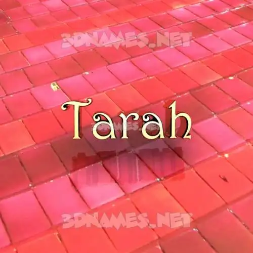 tarah in Red Tiles style - 3D name wallpaper tarah in Red Tiles style - 3D name wallpaper