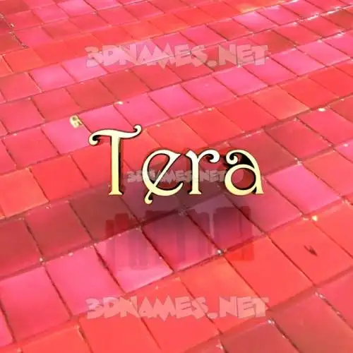 tera in Red Tiles style - 3D name wallpaper tera in Red Tiles style - 3D name wallpaper