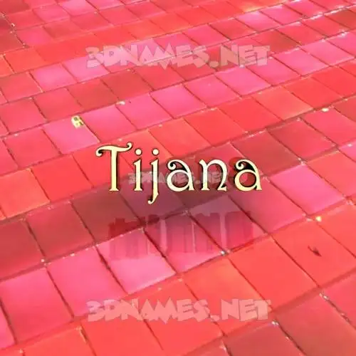 tijana in Red Tiles style - 3D name wallpaper tijana in Red Tiles style - 3D name wallpaper