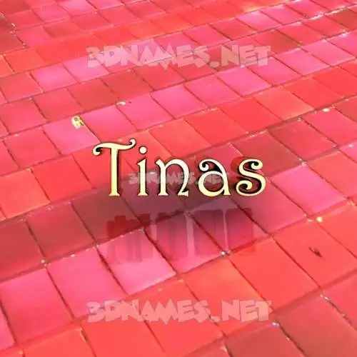 tinas in Red Tiles style - 3D name wallpaper tinas in Red Tiles style - 3D name wallpaper