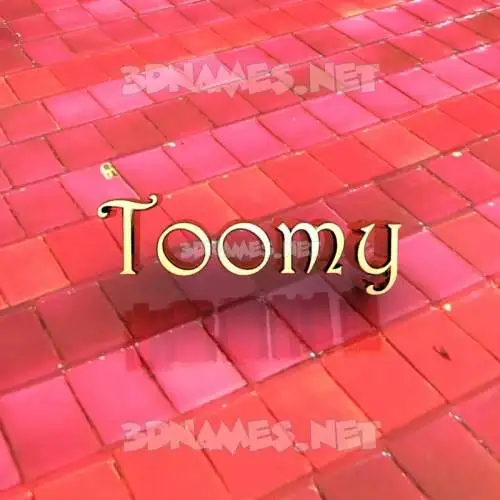 toomy in Red Tiles style - 3D name wallpaper toomy in Red Tiles style - 3D name wallpaper
