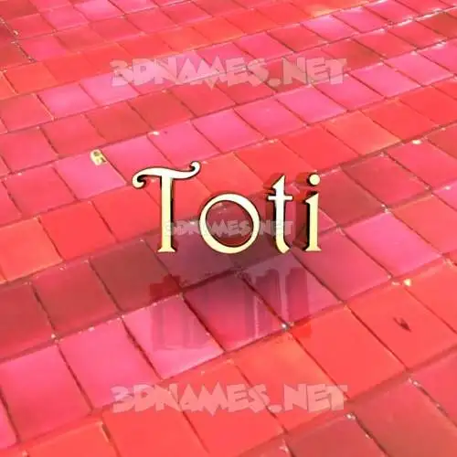 toti in Red Tiles style - 3D name wallpaper toti in Red Tiles style - 3D name wallpaper
