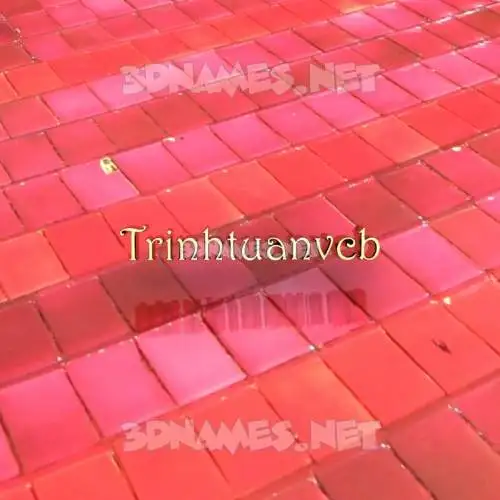 trinhtuanvcb in Red Tiles style - 3D name wallpaper trinhtuanvcb in Red Tiles style - 3D name wallpaper