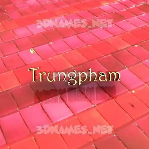 trungpham in Red Tiles style - 3D name wallpaper trungpham in Red Tiles style - 3D name wallpaper