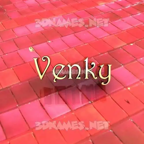 venky in Red Tiles style - 3D name wallpaper venky in Red Tiles style - 3D name wallpaper