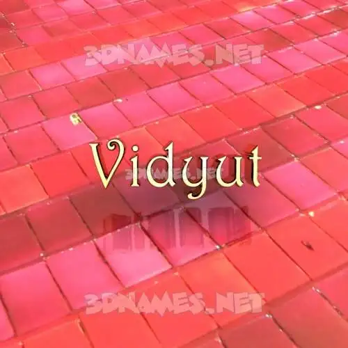 vidyut in Red Tiles style - 3D name wallpaper vidyut in Red Tiles style - 3D name wallpaper