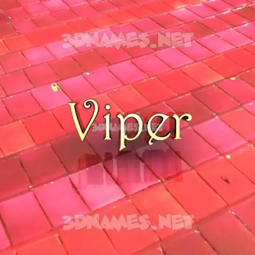 viper in Red Tiles style - 3D name wallpaper viper in Red Tiles style - 3D name wallpaper