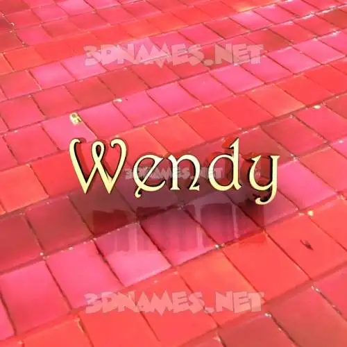 wendy in Red Tiles style - 3D name wallpaper wendy in Red Tiles style - 3D name wallpaper