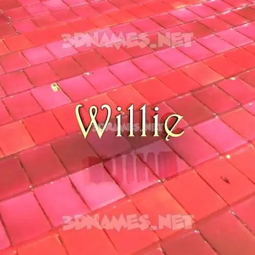 willie in Red Tiles style - 3D name wallpaper willie in Red Tiles style - 3D name wallpaper
