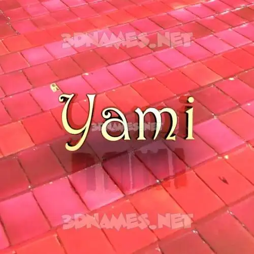 yami in Red Tiles style - 3D name wallpaper yami in Red Tiles style - 3D name wallpaper