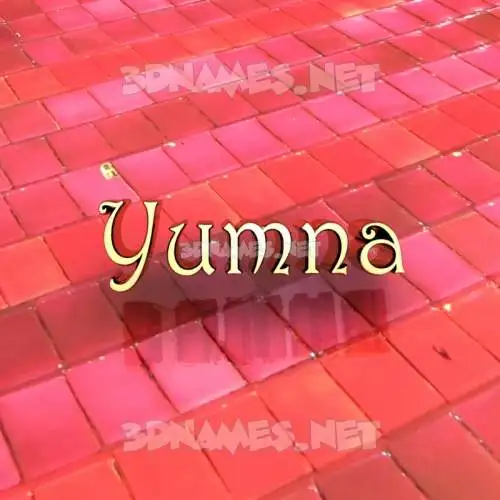 yumna in Red Tiles style - 3D name wallpaper yumna in Red Tiles style - 3D name wallpaper