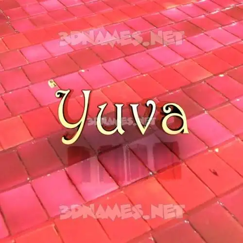 yuva in Red Tiles style - 3D name wallpaper yuva in Red Tiles style - 3D name wallpaper