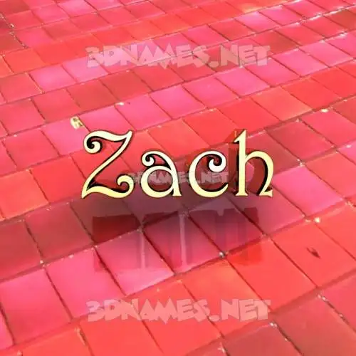zach in Red Tiles style - 3D name wallpaper zach in Red Tiles style - 3D name wallpaper