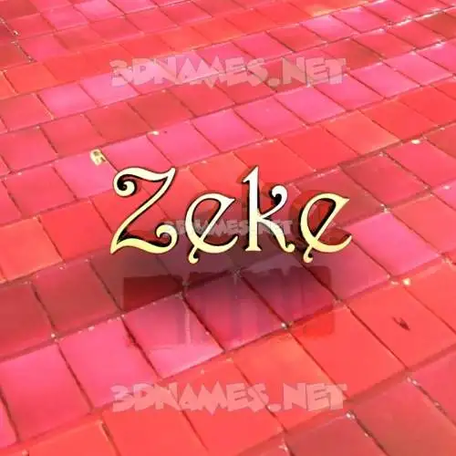 zeke in Red Tiles style - 3D name wallpaper zeke in Red Tiles style - 3D name wallpaper