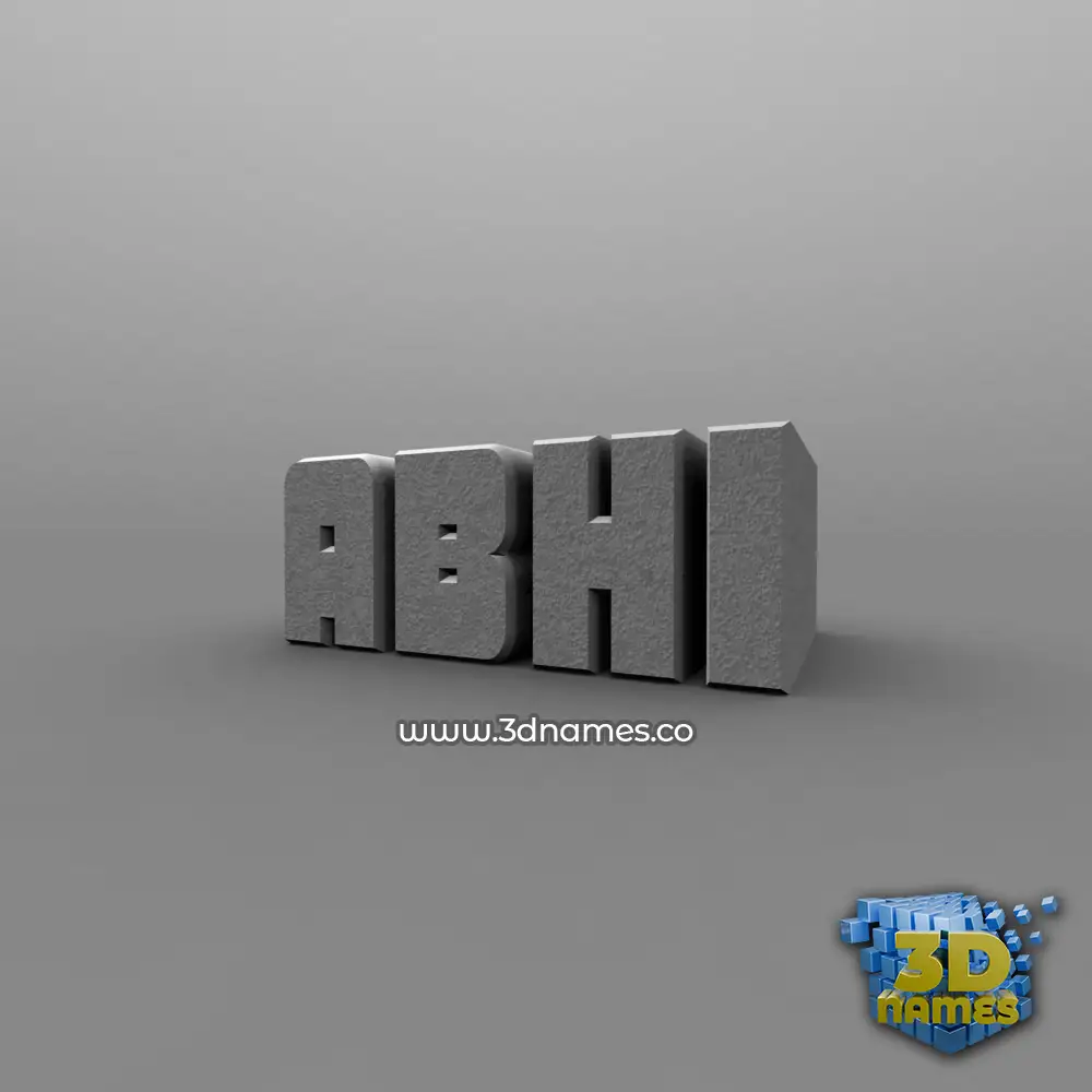 abhi in Solid Grey style - 3D name wallpaper abhi in Solid Grey style - 3D name wallpaper