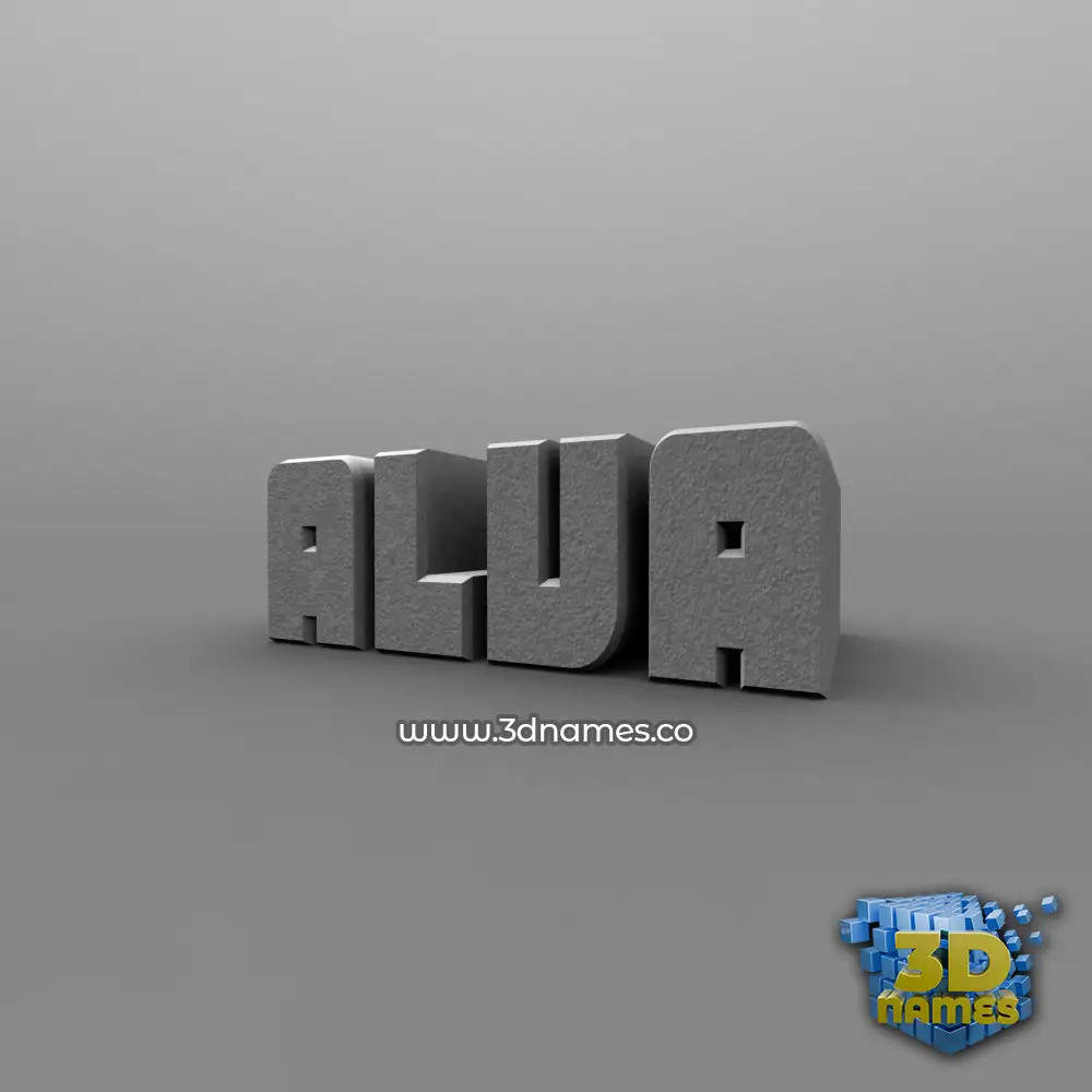 alva in Solid Grey style - 3D name wallpaper alva in Solid Grey style - 3D name wallpaper