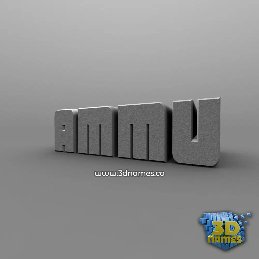 ammu in Solid Grey style - 3D name wallpaper ammu in Solid Grey style - 3D name wallpaper
