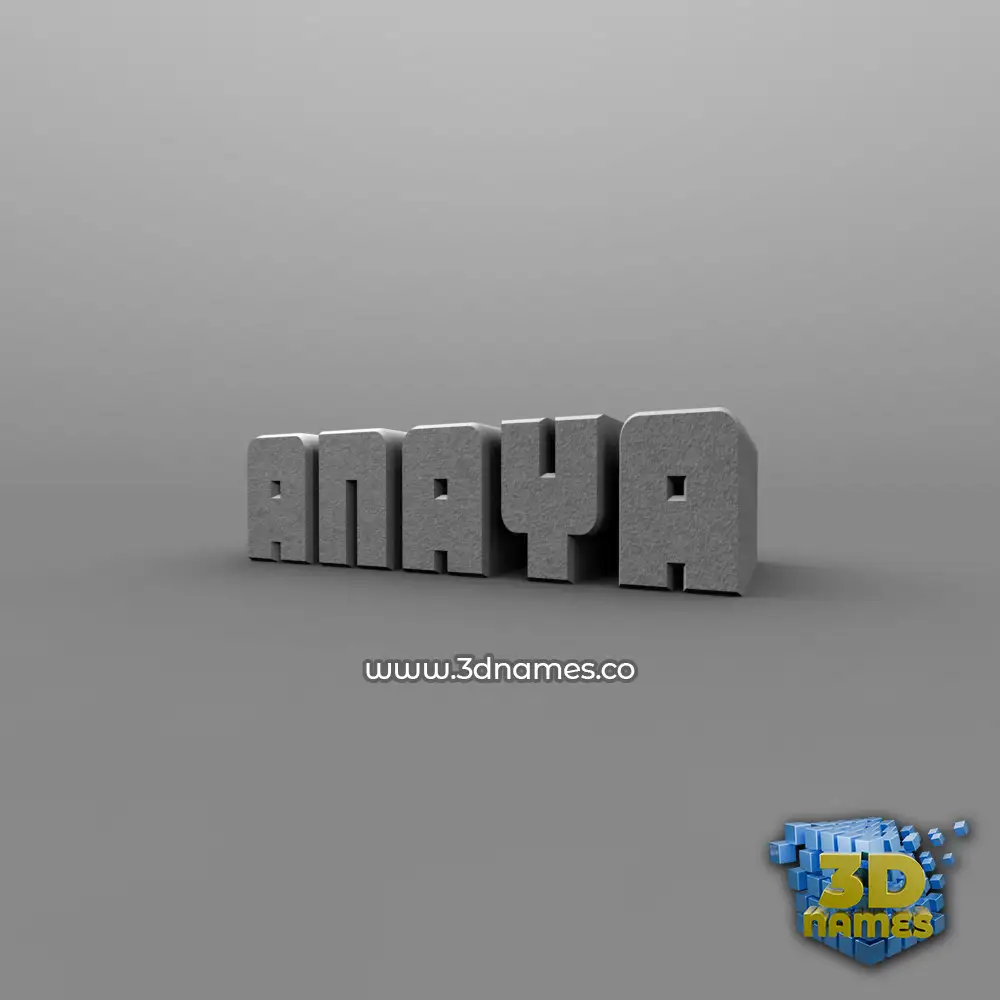 anaya in Solid Grey style - 3D name wallpaper anaya in Solid Grey style - 3D name wallpaper