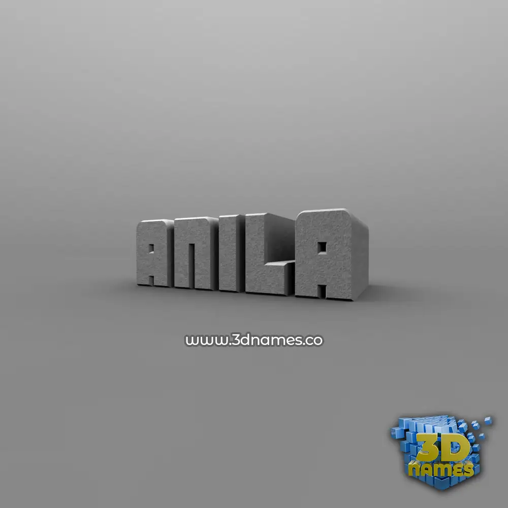 anila in Solid Grey style - 3D name wallpaper anila in Solid Grey style - 3D name wallpaper