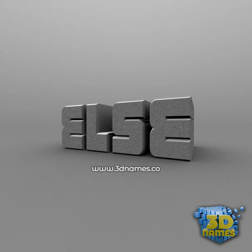 else in Solid Grey style - 3D name wallpaper else in Solid Grey style - 3D name wallpaper