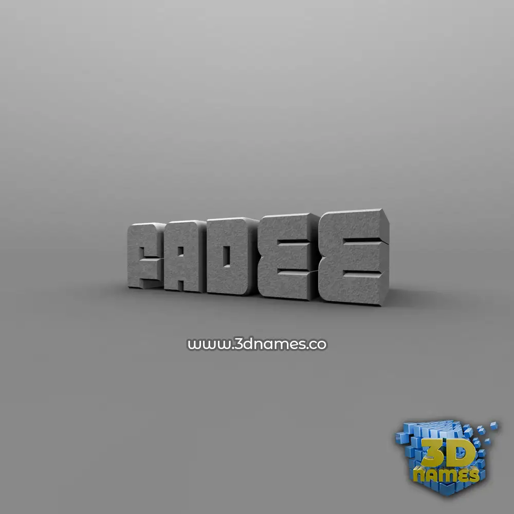 fadee in Solid Grey style - 3D name wallpaper fadee in Solid Grey style - 3D name wallpaper