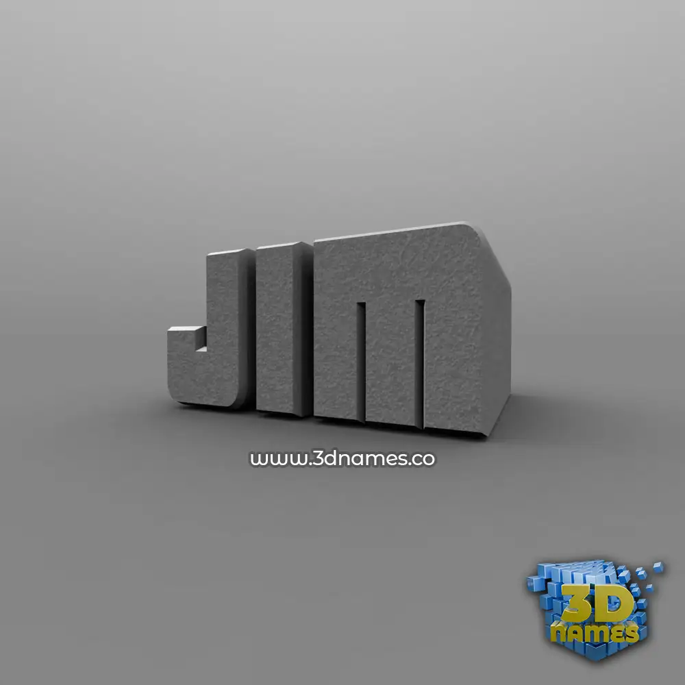 jim in Solid Grey style - 3D name wallpaper jim in Solid Grey style - 3D name wallpaper