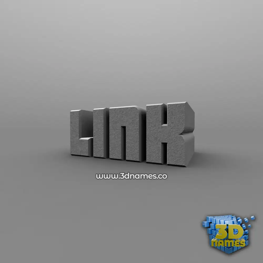 link in Solid Grey style - 3D name wallpaper link in Solid Grey style - 3D name wallpaper