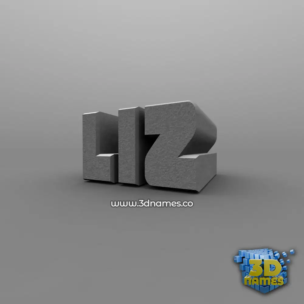 liz in Solid Grey style - 3D name wallpaper