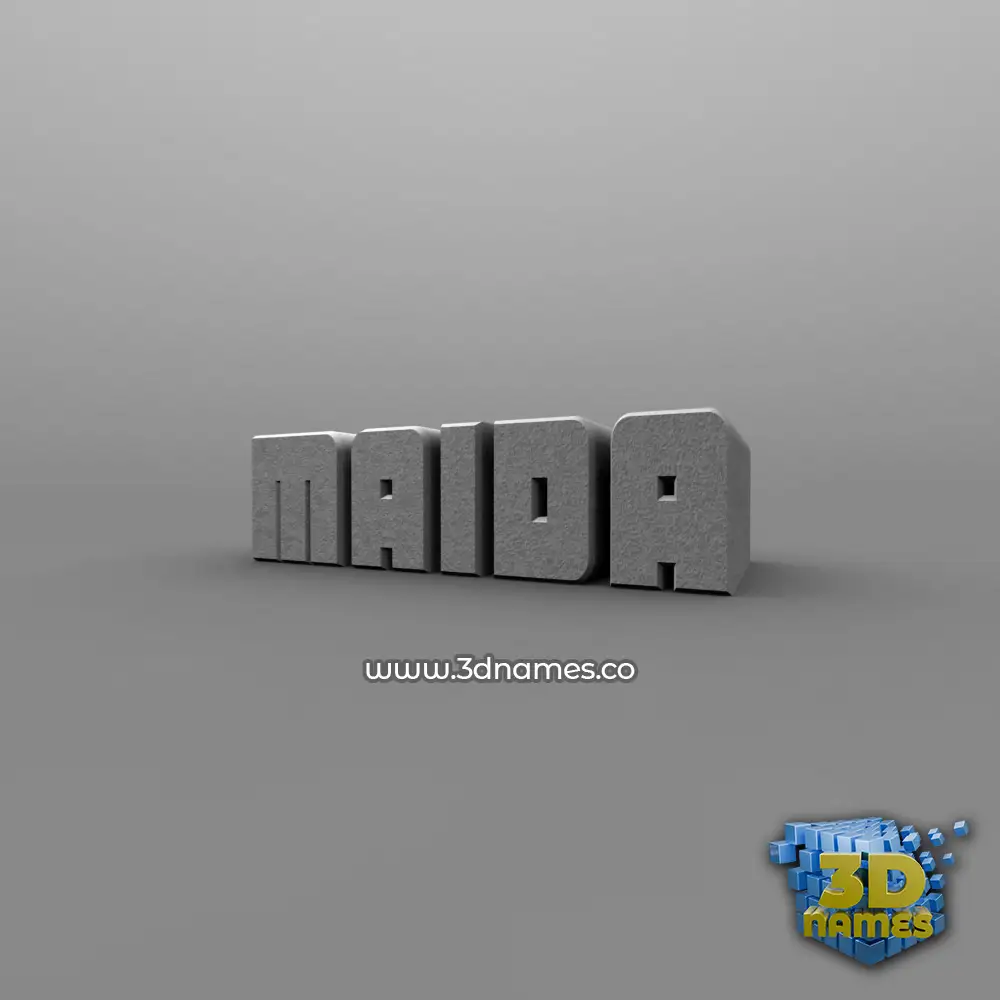 maida in Solid Grey style - 3D name wallpaper maida in Solid Grey style - 3D name wallpaper