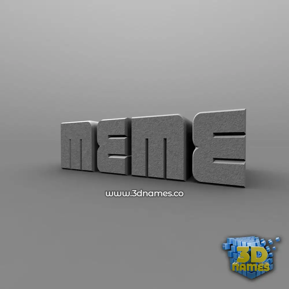 meme in Solid Grey style - 3D name wallpaper meme in Solid Grey style - 3D name wallpaper