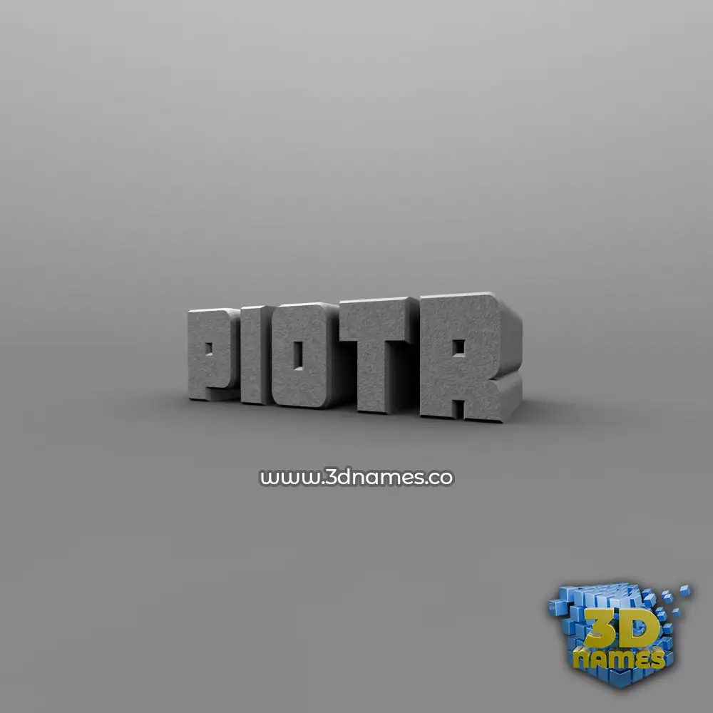 piotr in Solid Grey style - 3D name wallpaper piotr in Solid Grey style - 3D name wallpaper