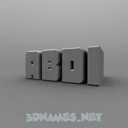 abdi in Solid Grey style - 3D name wallpaper