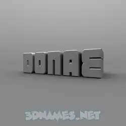 donae in Solid Grey style - 3D name wallpaper