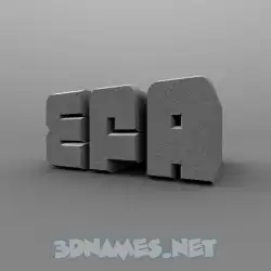 efa in Solid Grey style - 3D name wallpaper