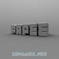fafee in Solid Grey style - 3D name wallpaper