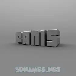 fanis in Solid Grey style - 3D name wallpaper