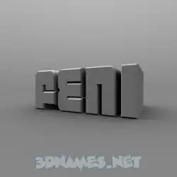 feni in Solid Grey style - 3D name wallpaper