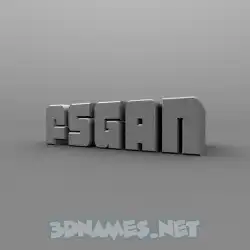 fsgan in Solid Grey style - 3D name wallpaper