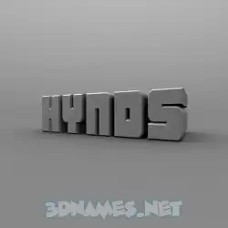 hynds in Solid Grey style - 3D name wallpaper