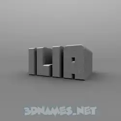 ilia in Solid Grey style - 3D name wallpaper