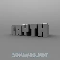 layth in Solid Grey style - 3D name wallpaper