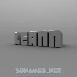 leann in Solid Grey style - 3D name wallpaper