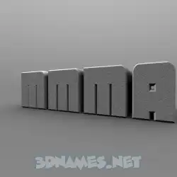 mmma in Solid Grey style - 3D name wallpaper