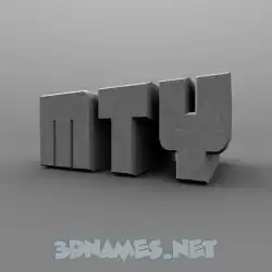 mty in Solid Grey style - 3D name wallpaper