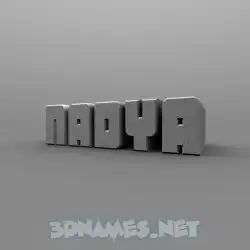 nadya in Solid Grey style - 3D name wallpaper
