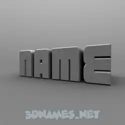 name in Solid Grey style - 3D name wallpaper